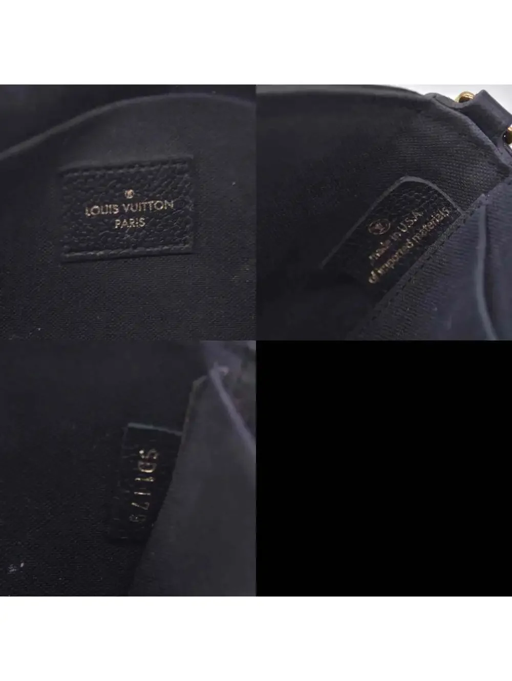 2019 Louis Vuitton Empreinte Pochette Felicie Chain SD1179
